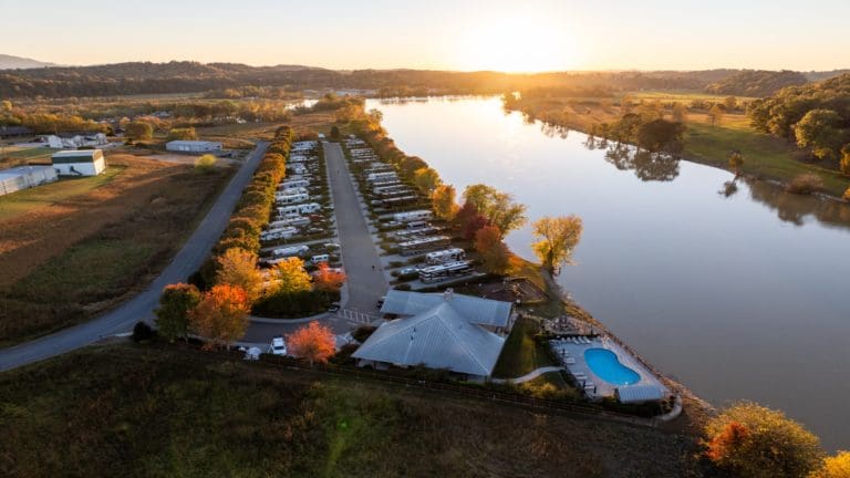 Two Rivers Landing RV Park in Sevierville